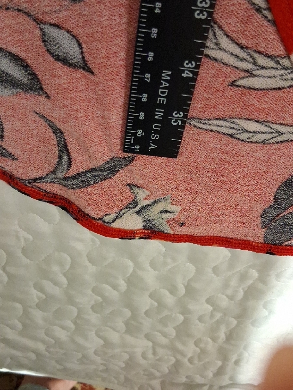 eye candy Wrap Wide Leg Floral Pants in Red Orange with Pink & Black Accents - Picture 9 of 12